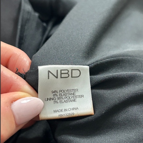 Revolve NBD Black Halter Neck Mini Dress - Picture 8 of 12